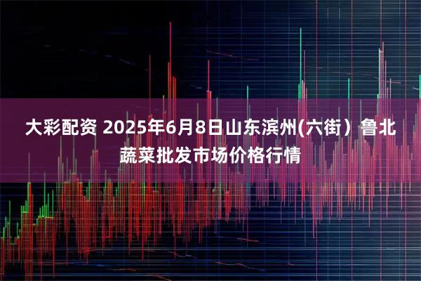大彩配资 2025年6月8日山东滨州(六街）鲁北蔬菜批发市场价格行情